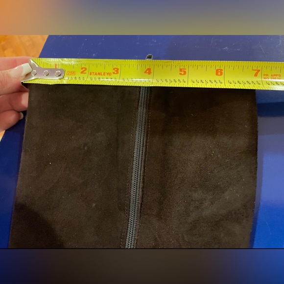 BELLOFATTO ~ Dark Chocolate Brown Suede Boots ~ Made in Italy - Picture 9 of 10